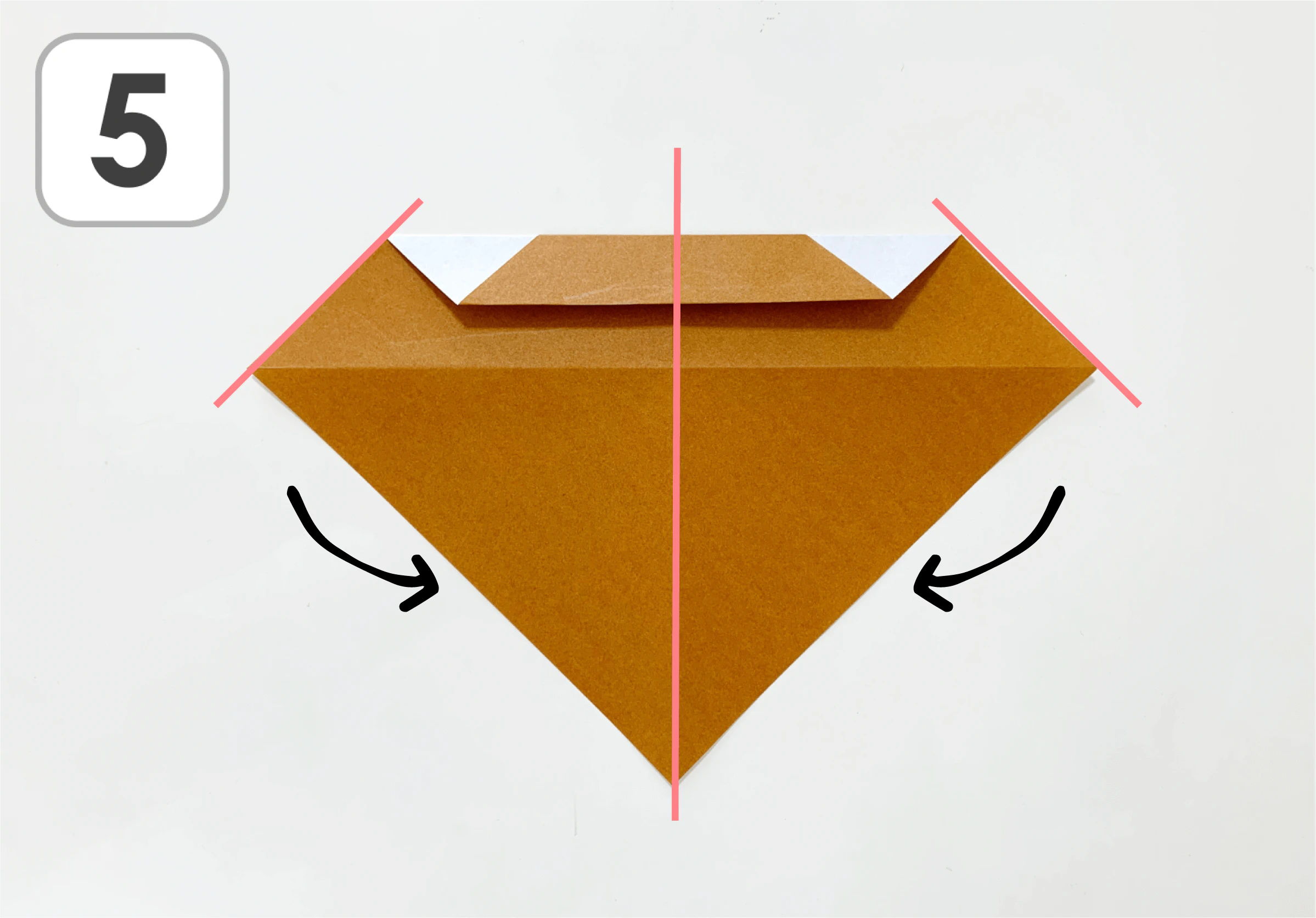 おりがみりすの折り方5