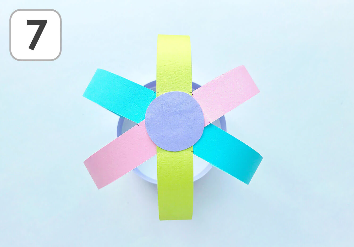 カラフル王冠の製作手順7