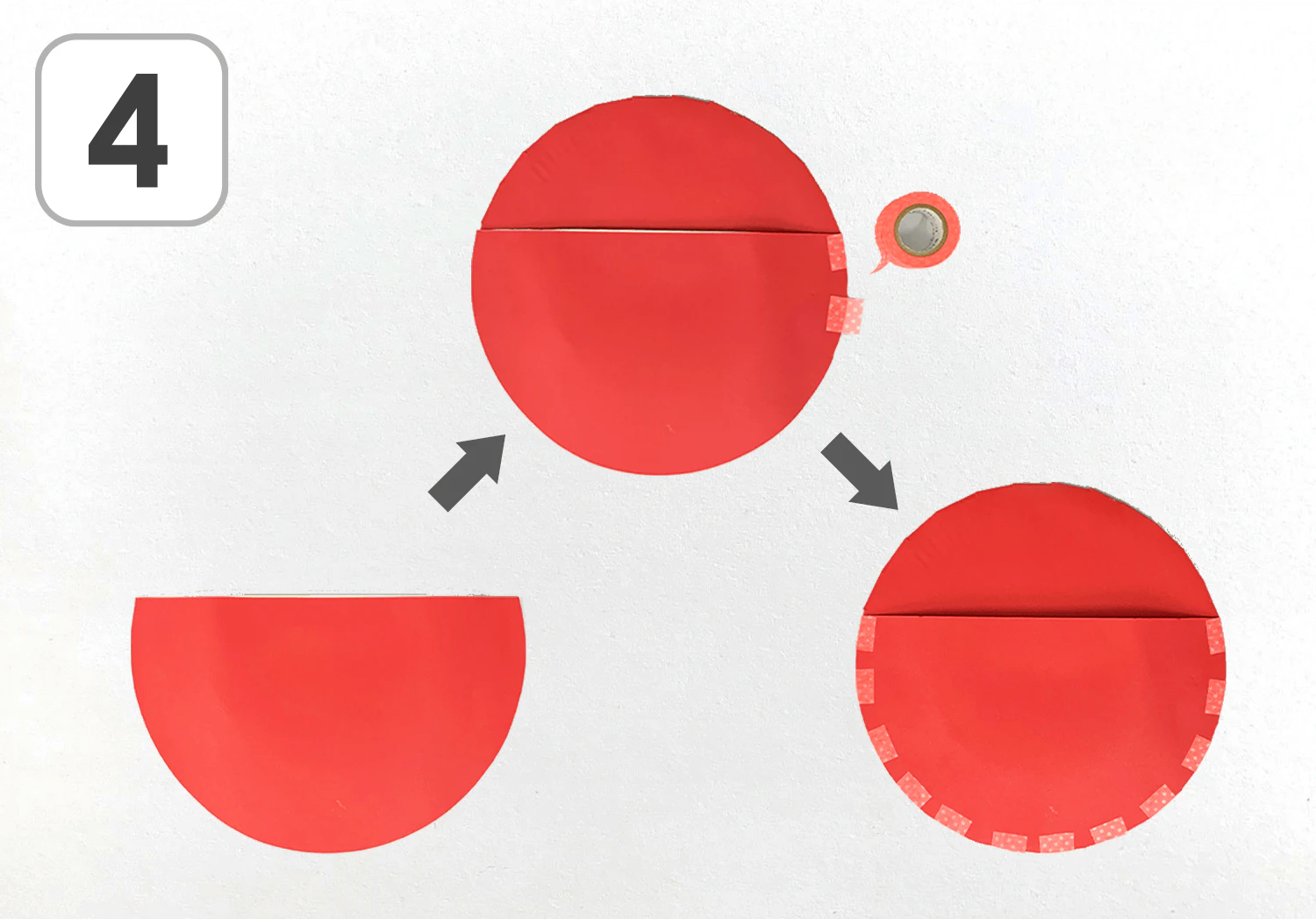 トマトのかばんの製作手順4