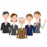いろいろなキャリアを持つ人々のイラスト