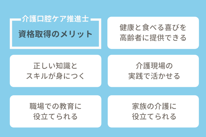 介護口腔ケア推進士とは？資格内容、取得メリットを解説！｜介護ワーカー