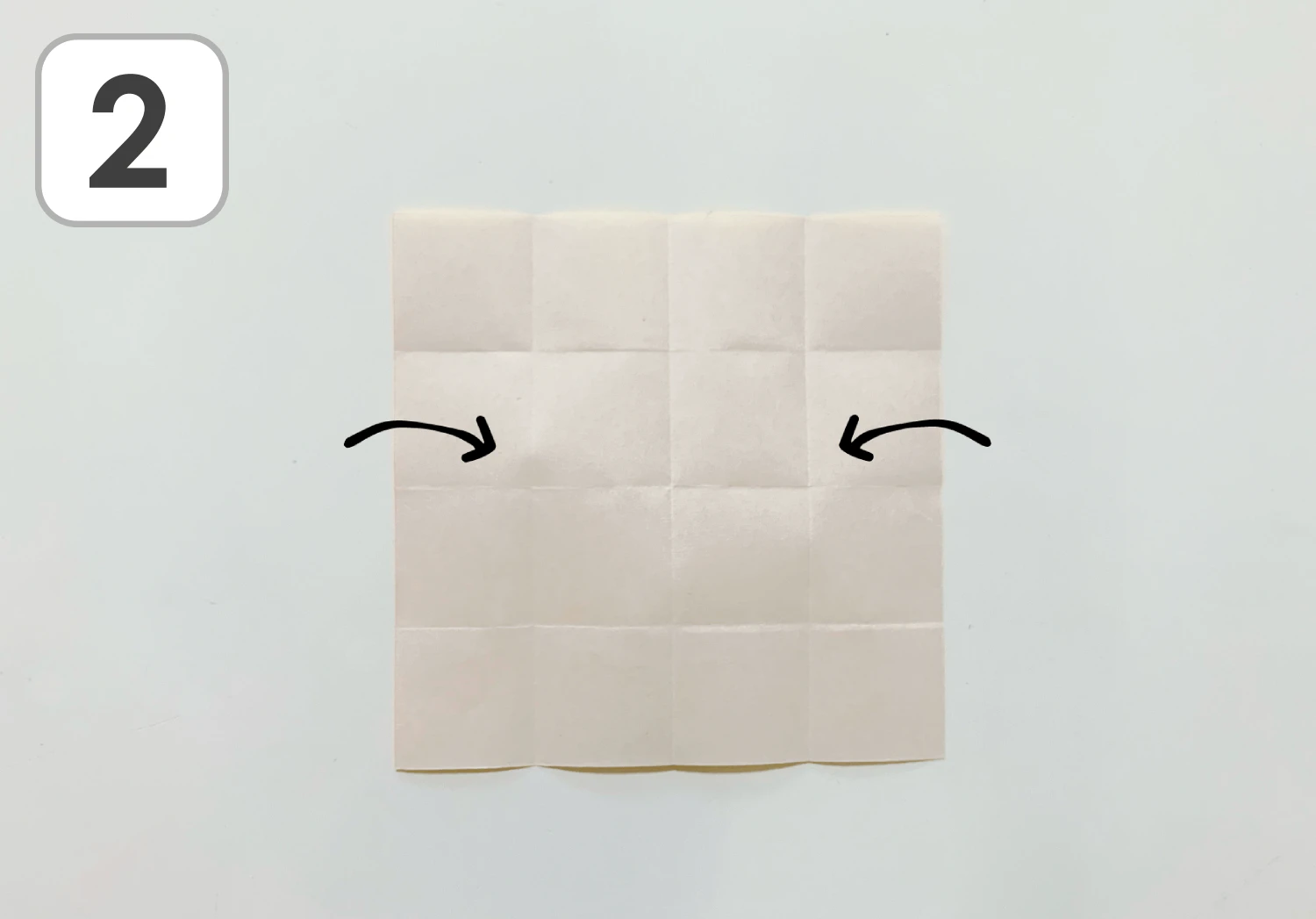 キツネの折り方2