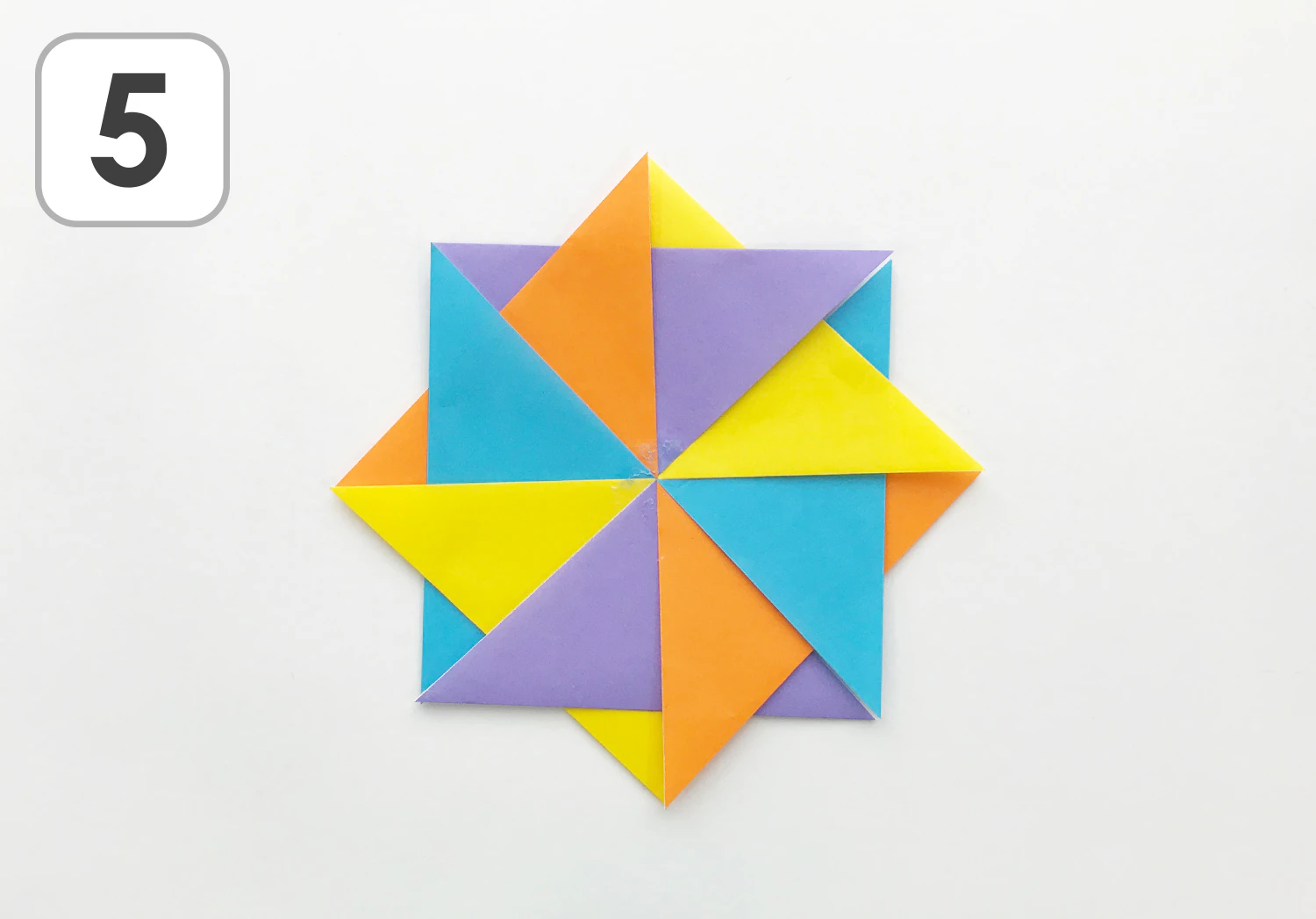 かざぐるまの製作手順5