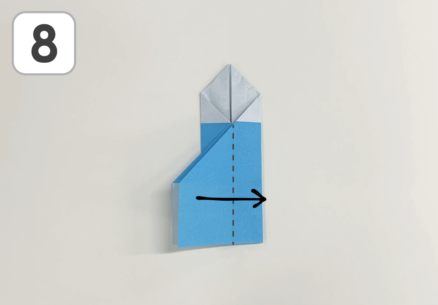 ロケットの折り方8