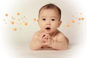 ハッとする赤ちゃん