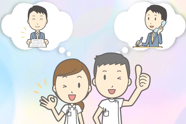 転職エージェントを利用したイメージをしてる作業療法士
