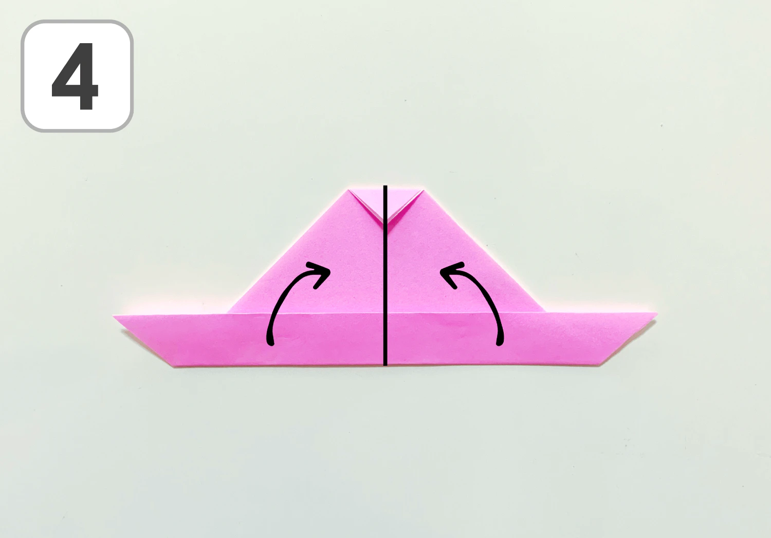 うさぎの折り方４