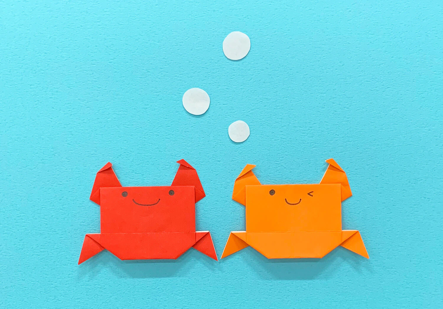 カニのおりがみ