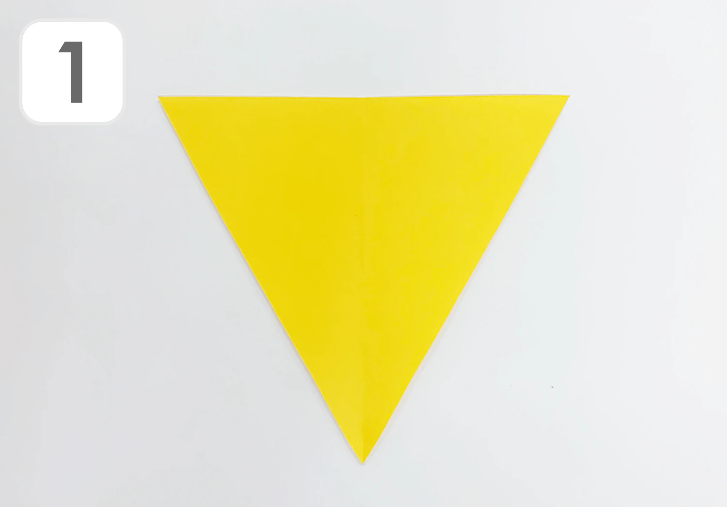 ポンポンの立体万国旗の製作手順1