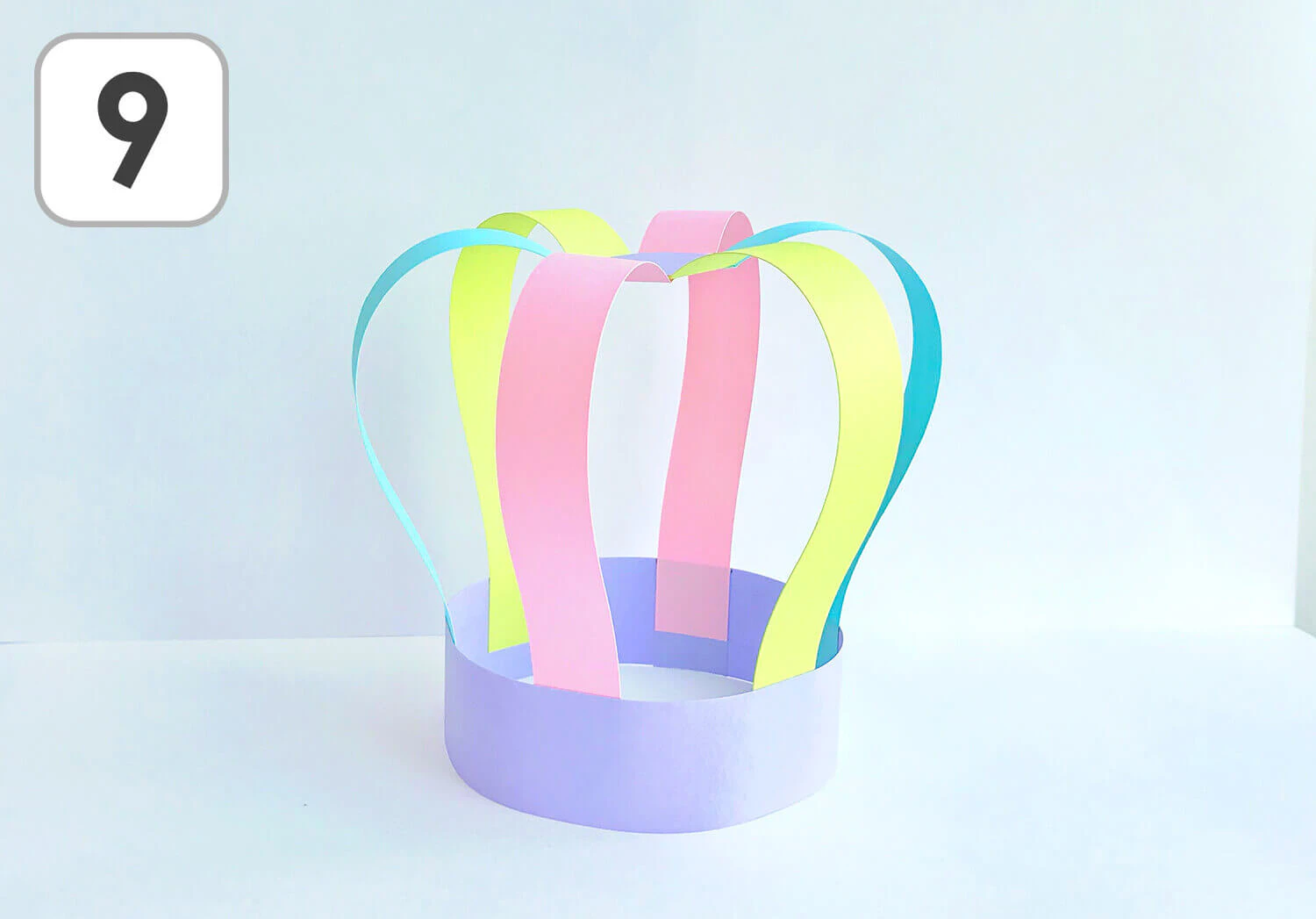 カラフル王冠の製作手順9