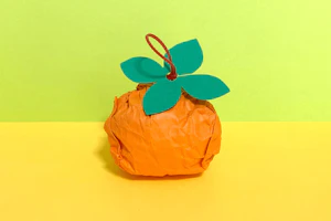 製作とって遊べる柿