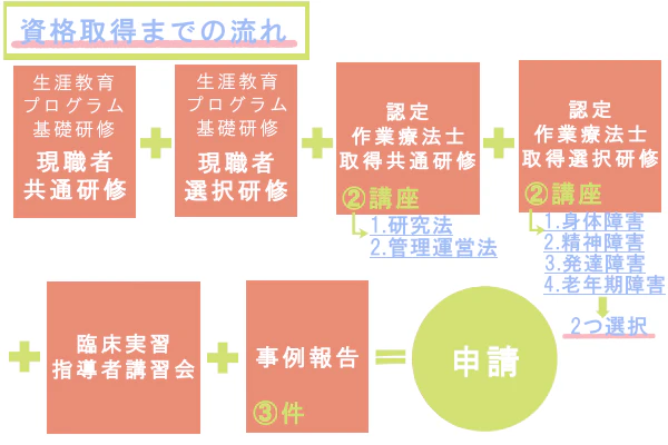 資格取得までの流れ