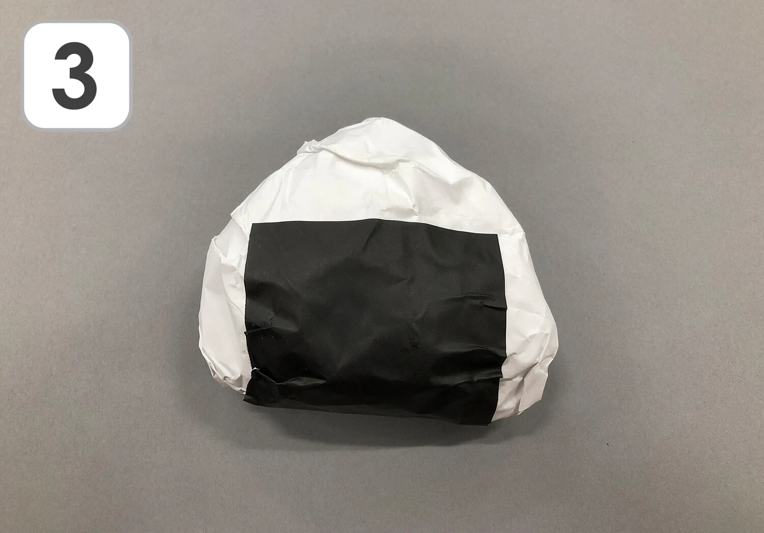 おにぎりの製作手順完成図