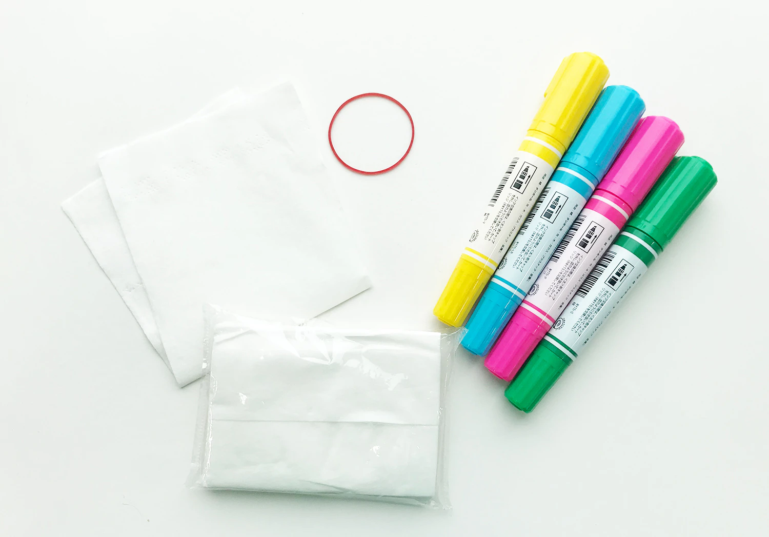 製作ヨーヨーの準備物