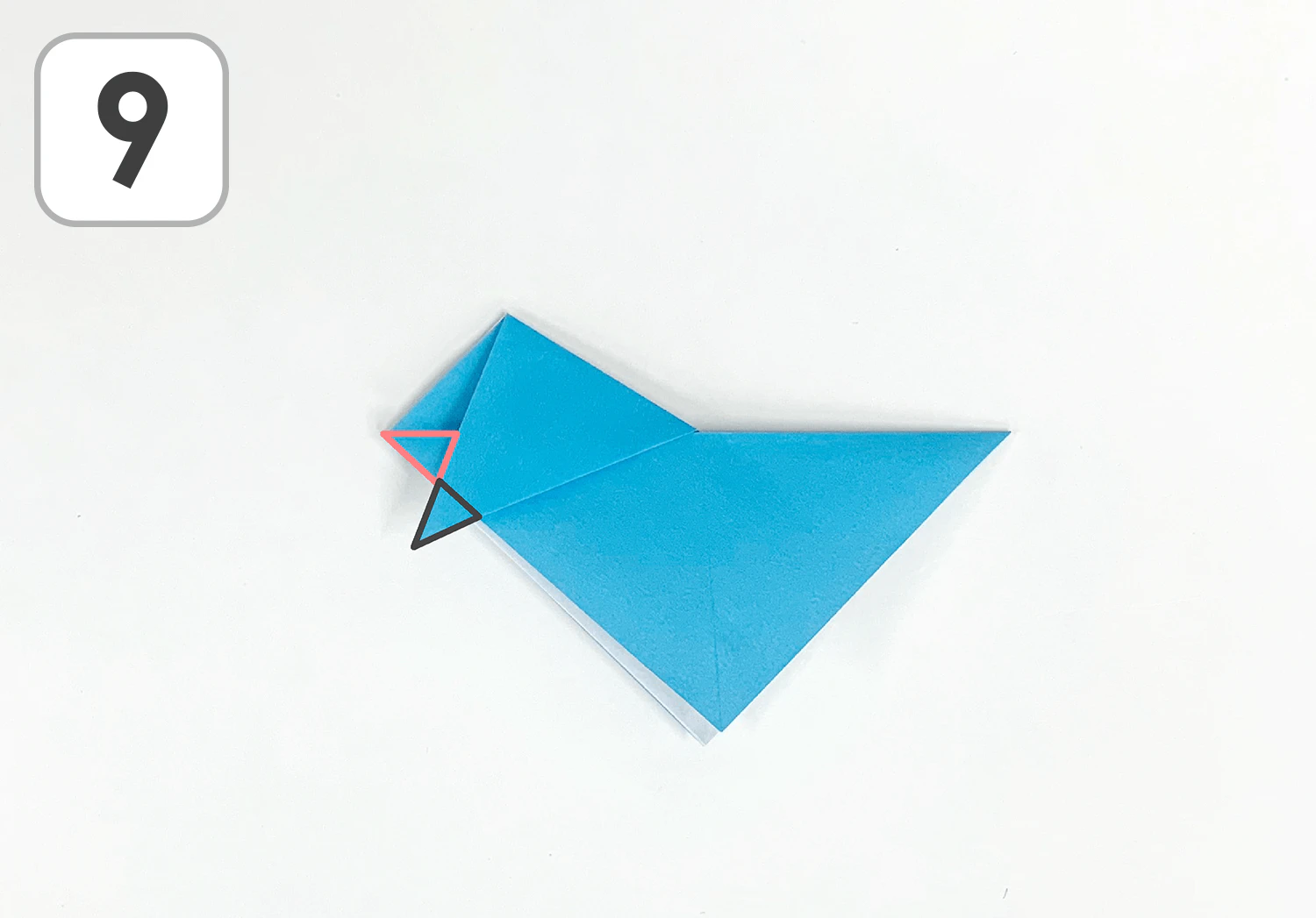 鳥の折り方９