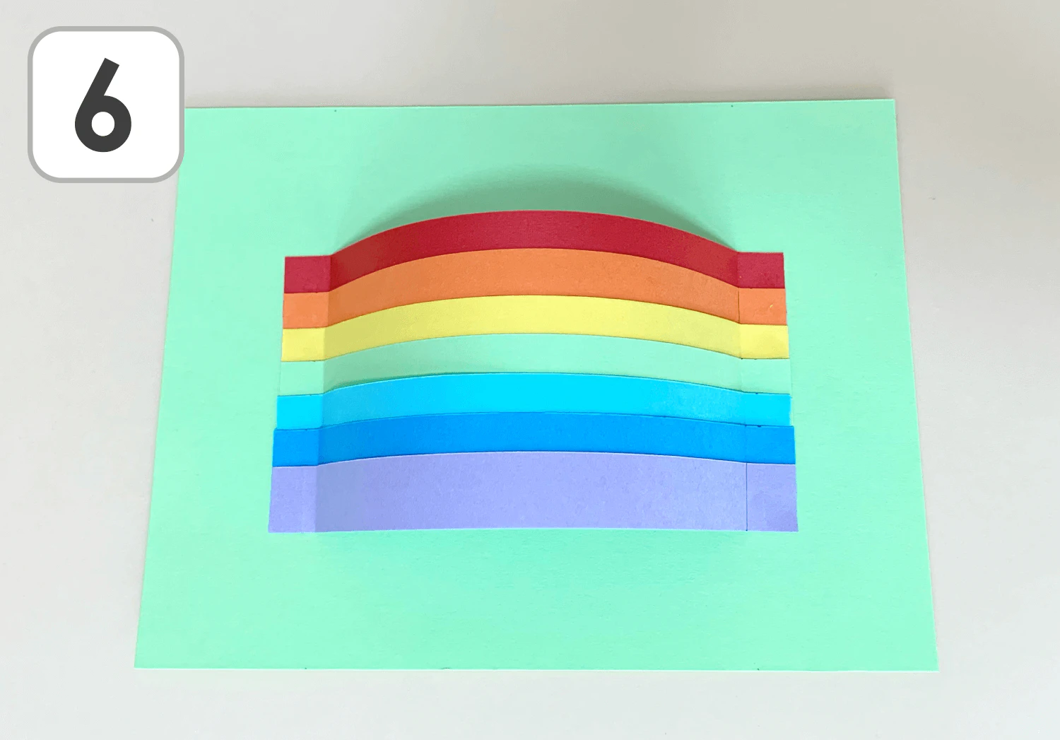 立体の虹の製作手順6