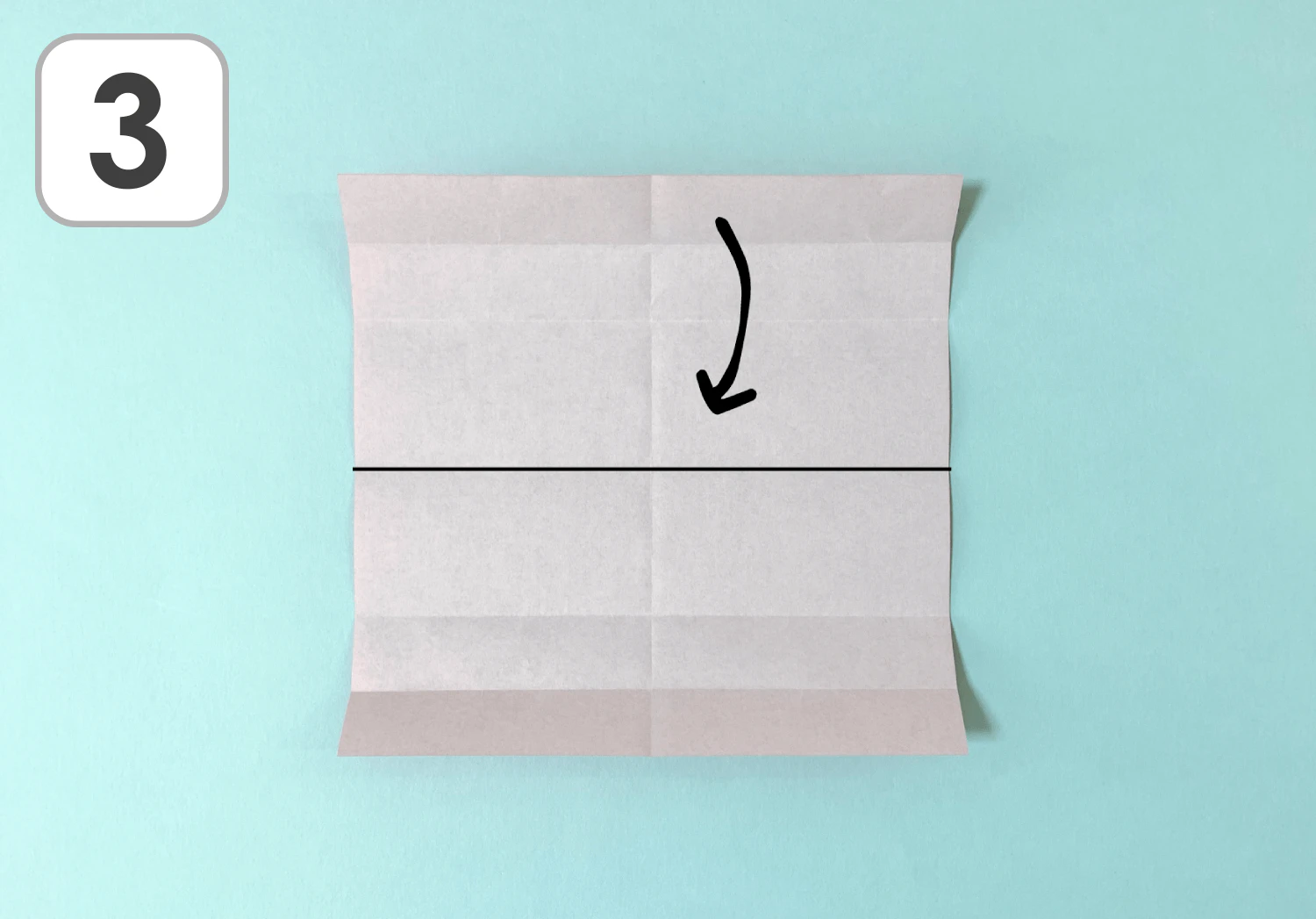 サンタクロースの折り方3