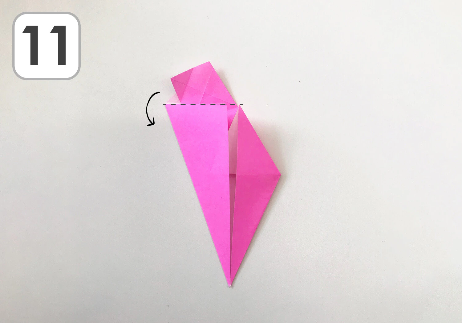 おりがみで作るほし手順11