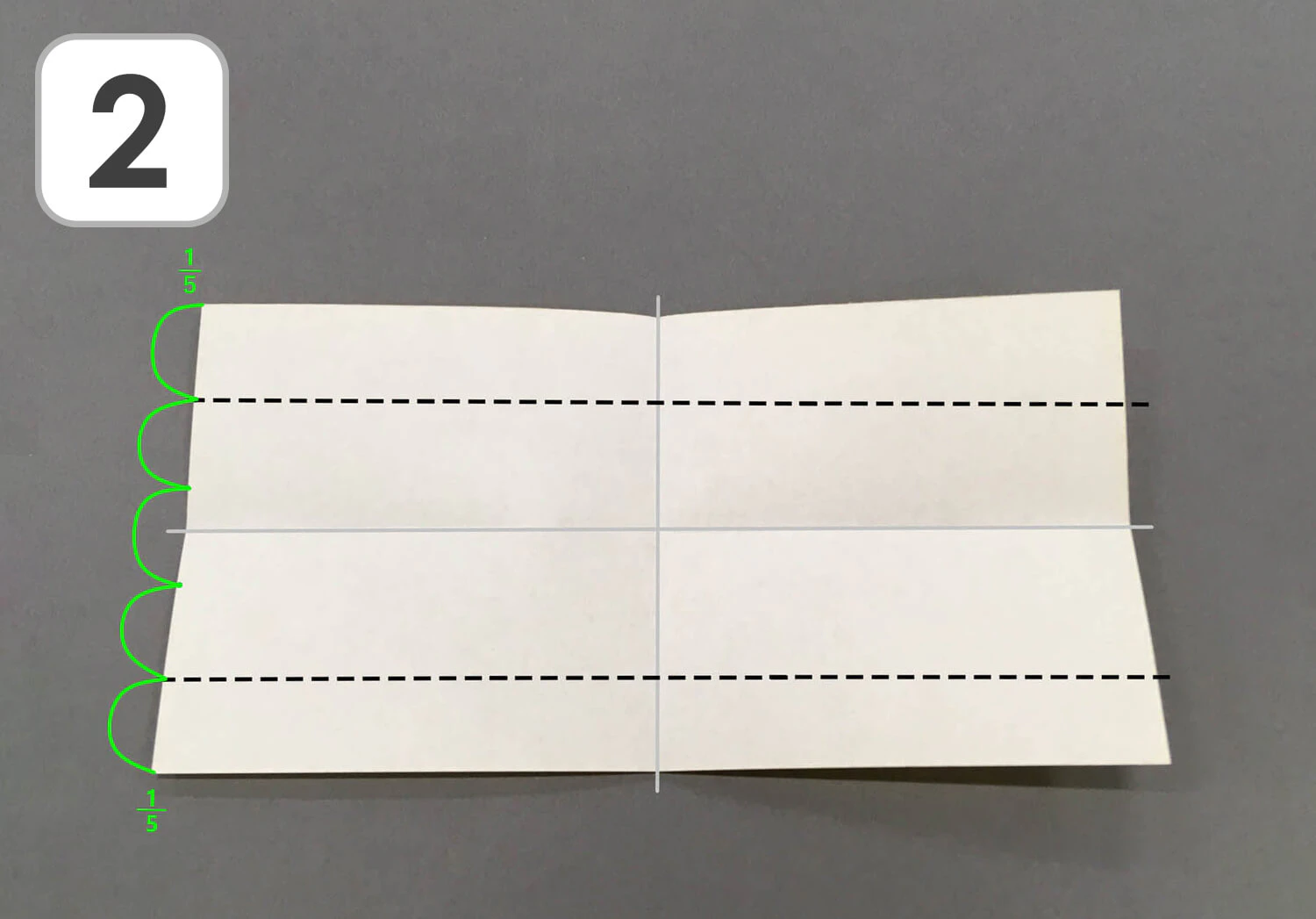 折り紙で作るたんぽぽの製作手順2