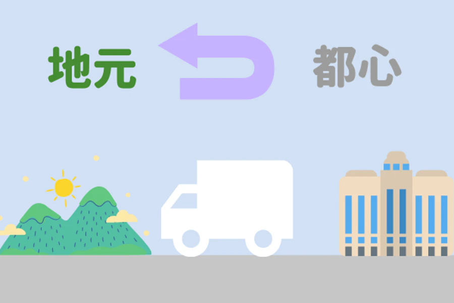 都心から地元にUターン