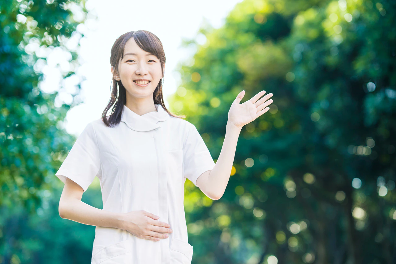 笑顔のスタッフ