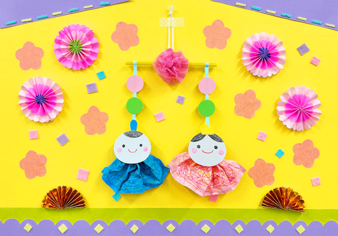 ひな祭り 壁面 保育 3月 保育 三月 ひな祭り 製作セット 壁面 ひなまつり 製作キット 壁面飾り