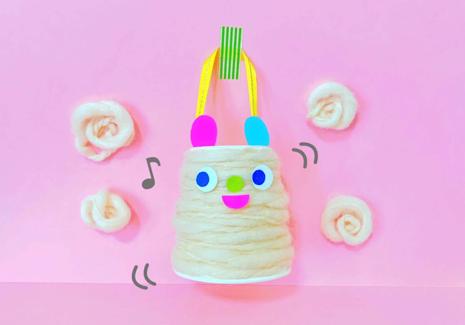 紙コップのふわふわベル