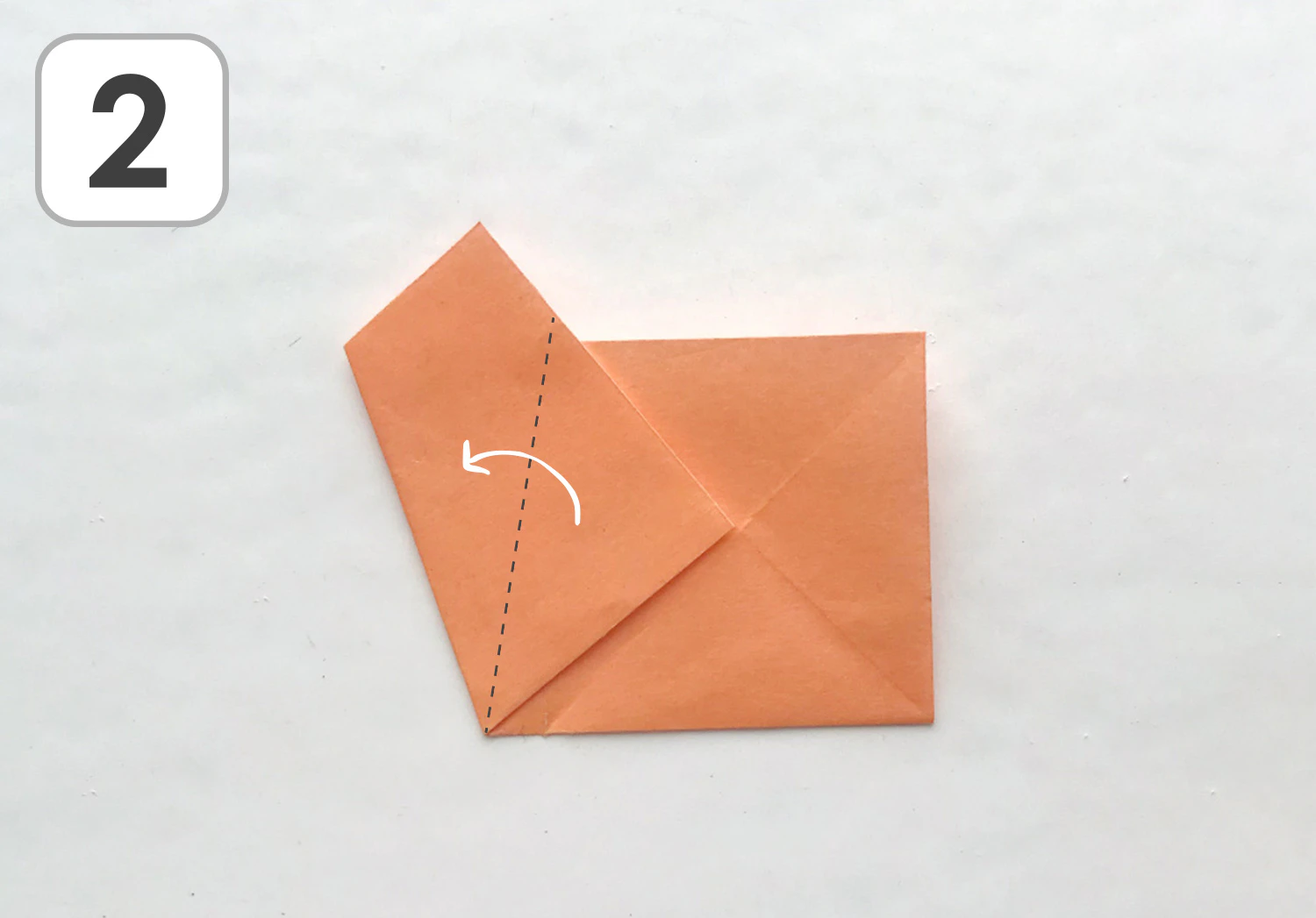 七夕切り紙製作B手順2