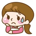 悩む保育士さんのイラスト