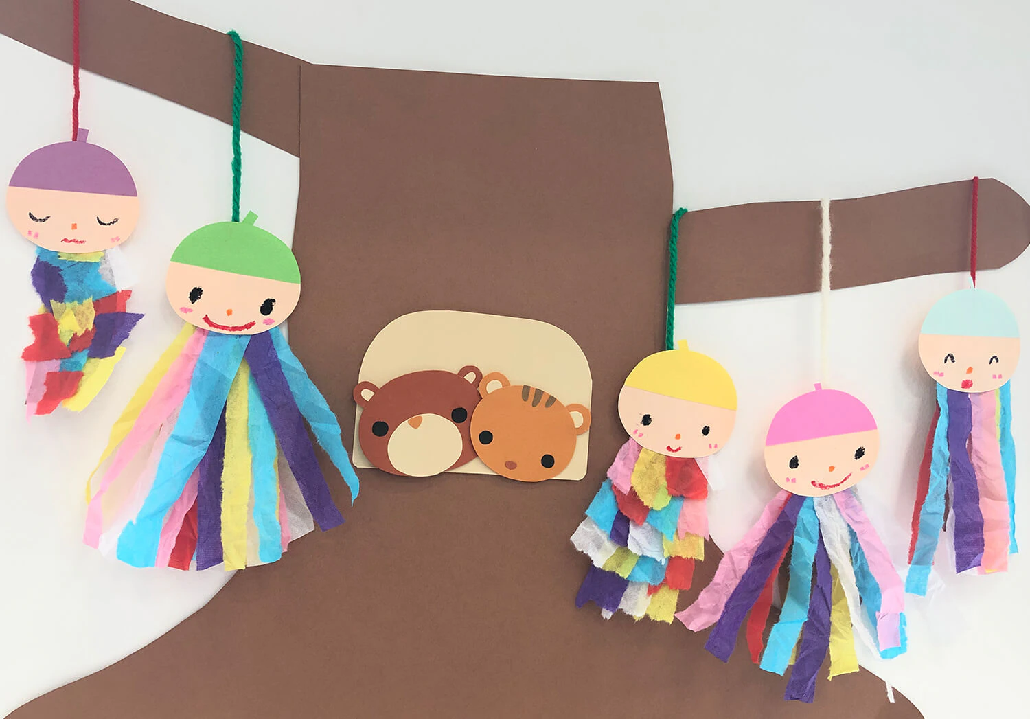 みのむし壁面アイディア