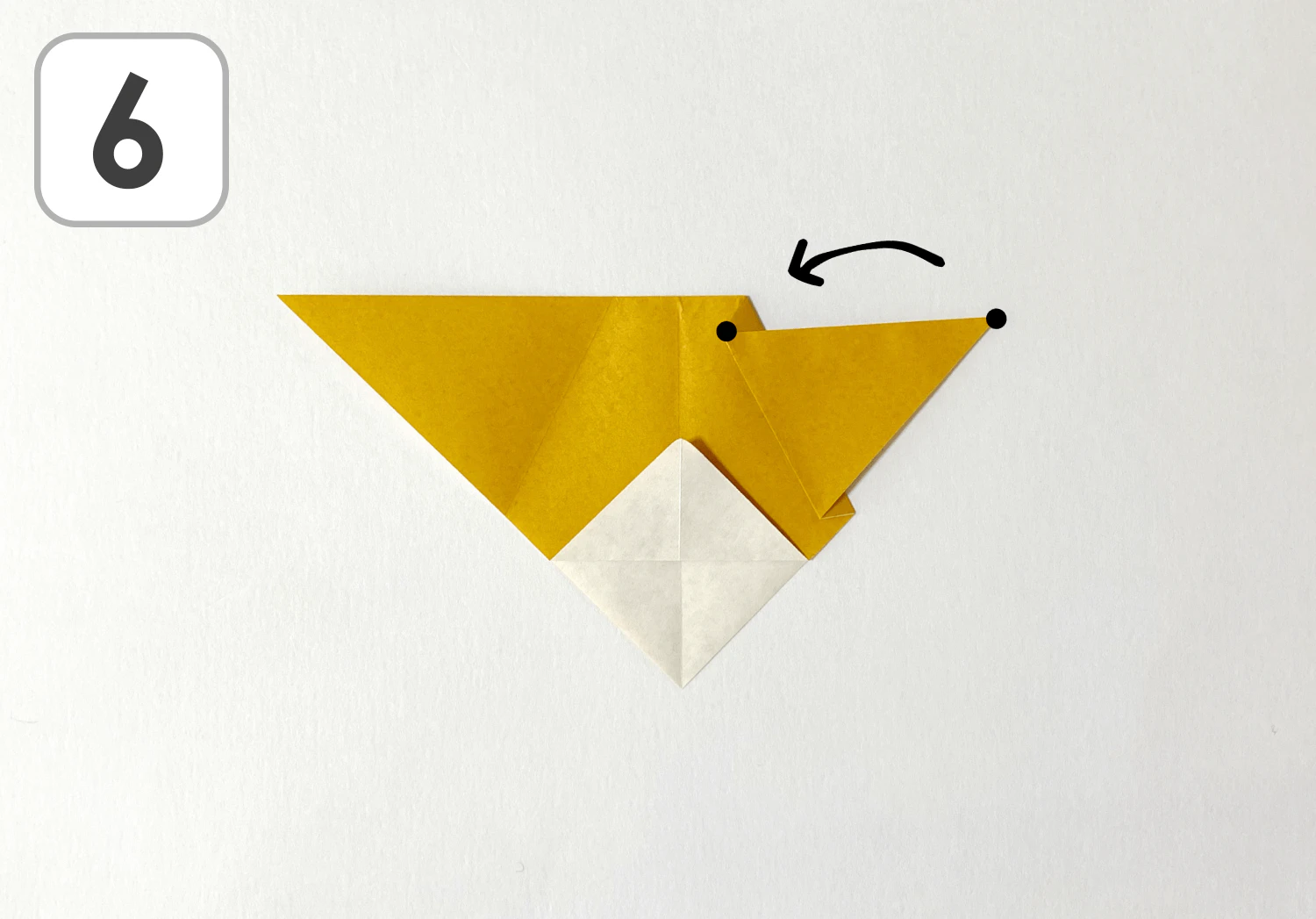 おりがみくまの折り方6