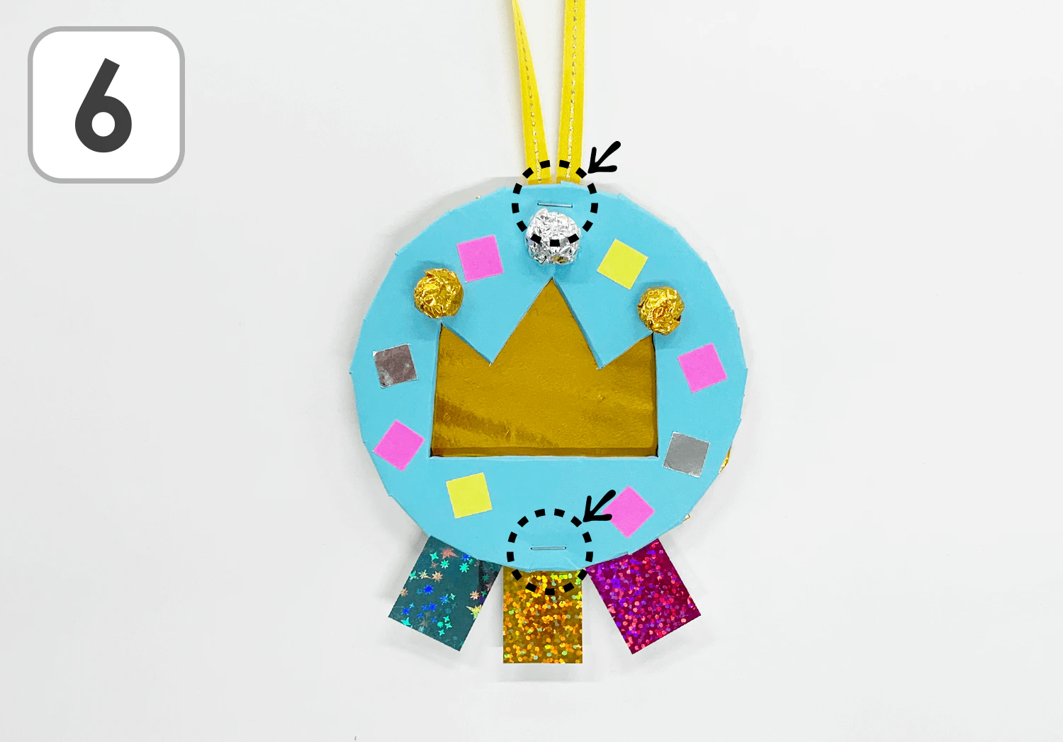 運動会のメダルの製作手順6