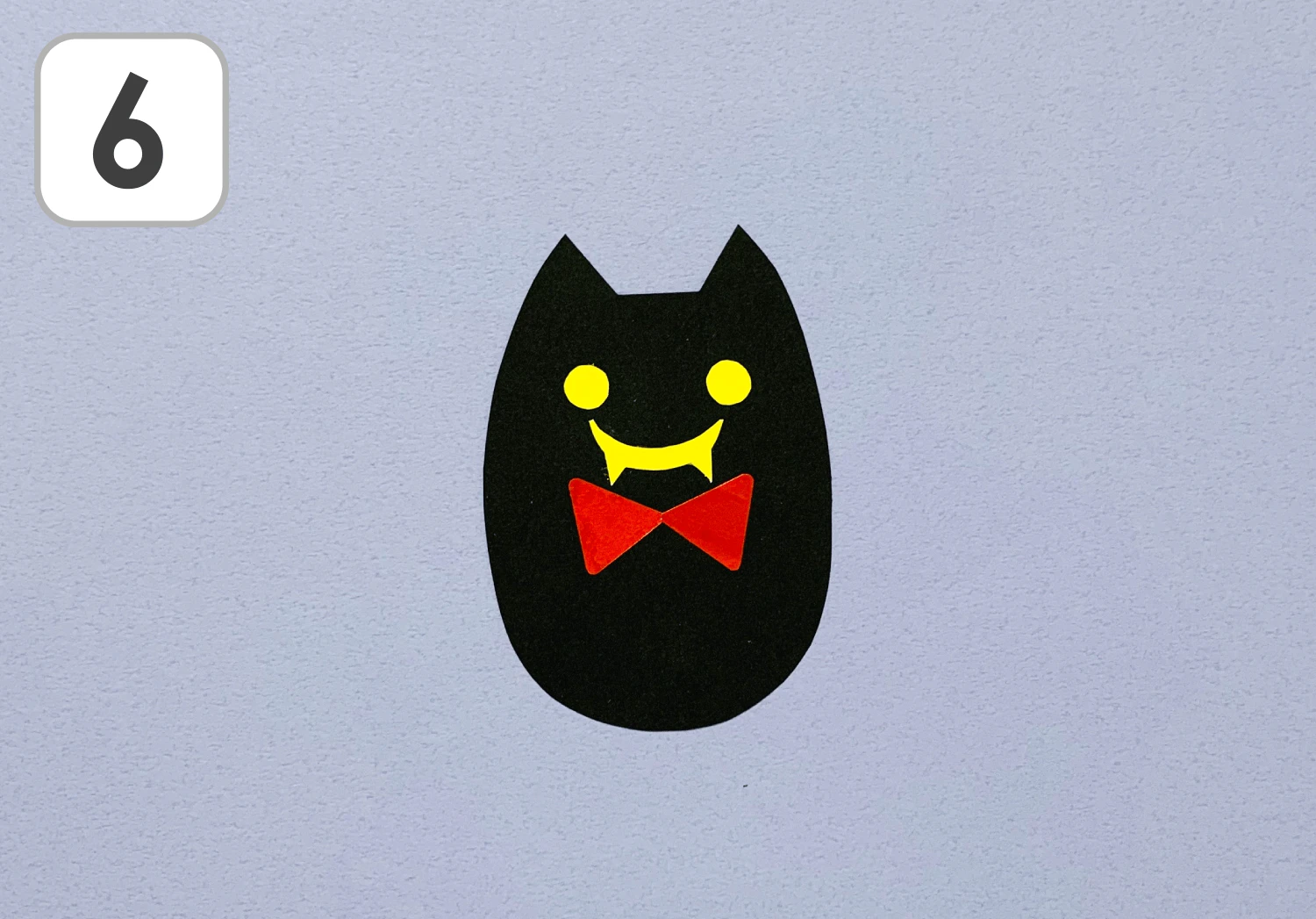 コウモリの蝶ネクタイの製作手順6