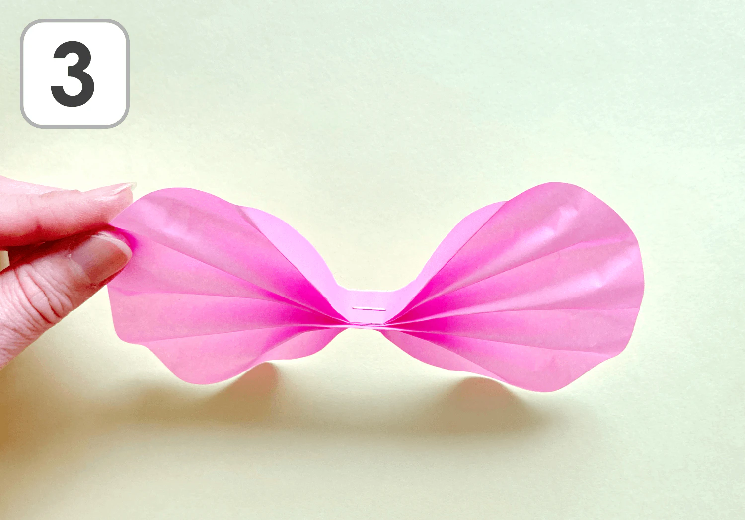 ひらひらちょうちょの製作手順３