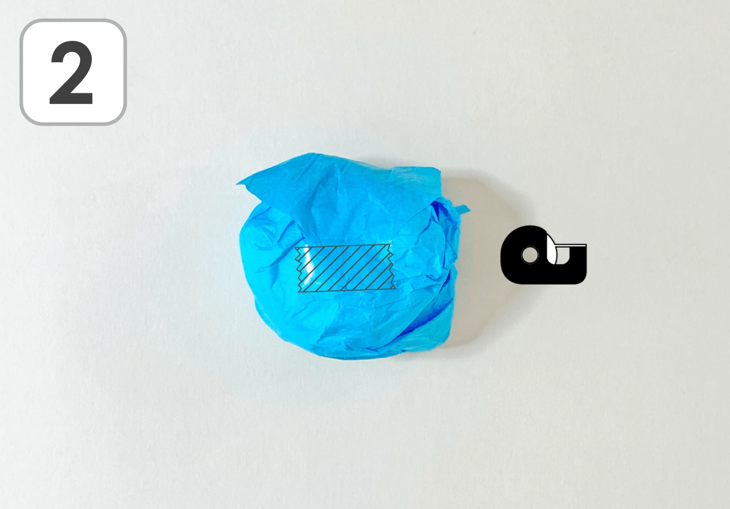 まんまる手毬の雛人形の製作手順２