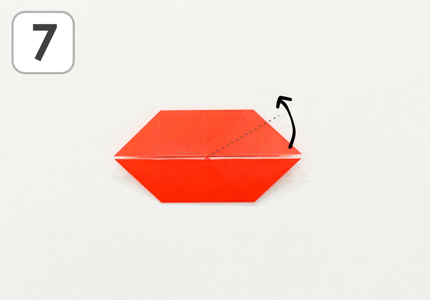 おりがみかにの折り方7