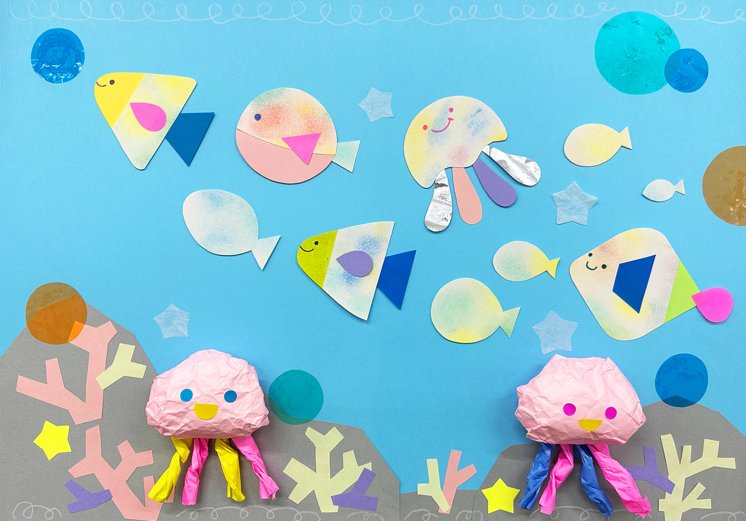 海の仲間たちの壁面