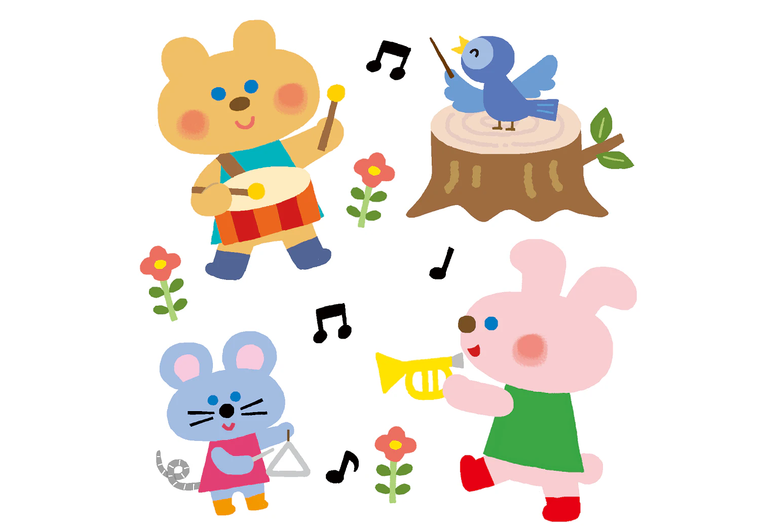 演奏する動物たち