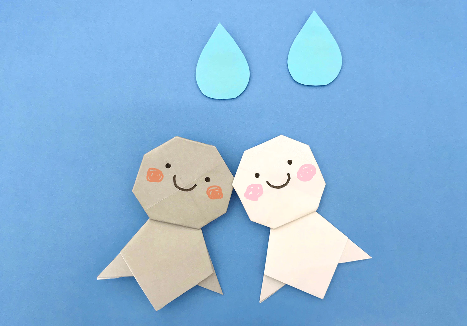 おりがみのてるて坊主