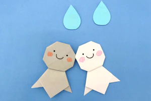 おりがみてるてる坊主