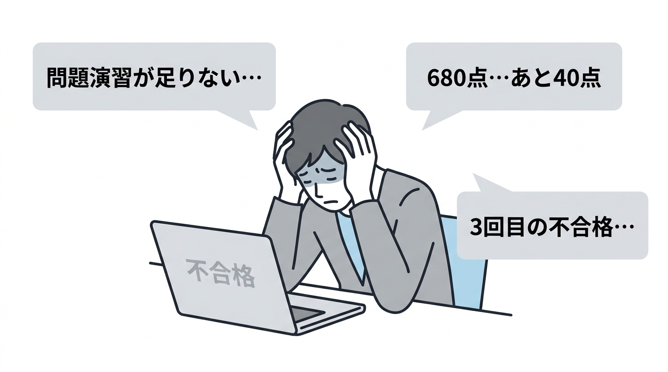 SAA不合格者のリアル — 問題演習が足りない、680点であと40点、3回目の不合格