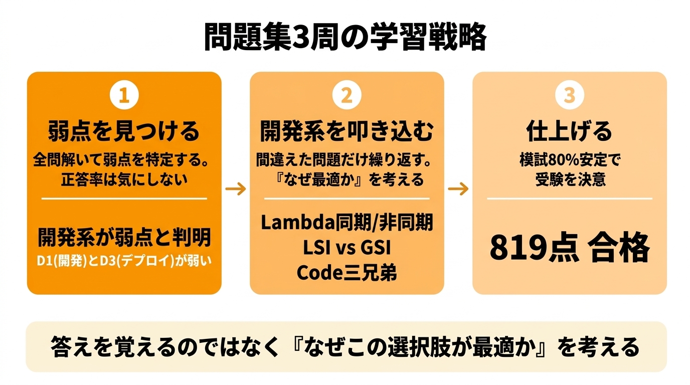 問題集3周の学習戦略