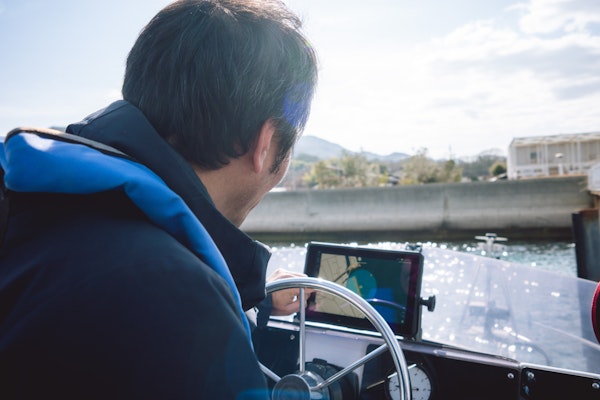  Operating the autonomous navigation system using a monitor