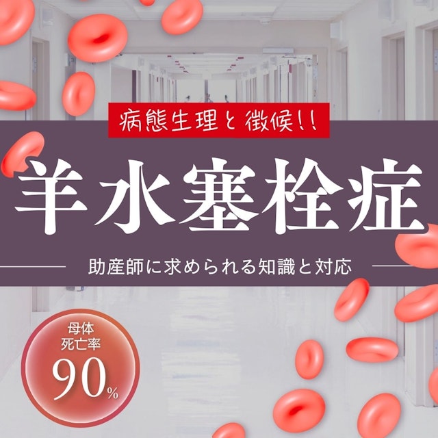 母体死亡率9割？！羊水塞栓症の病態生理と徴候｜助産師に求められる知識と対応