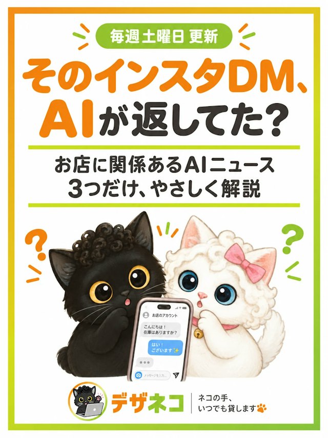 そのインスタDM返信、AIかも？沖縄の小さなお店に関係あるAIニュース3つまとめ