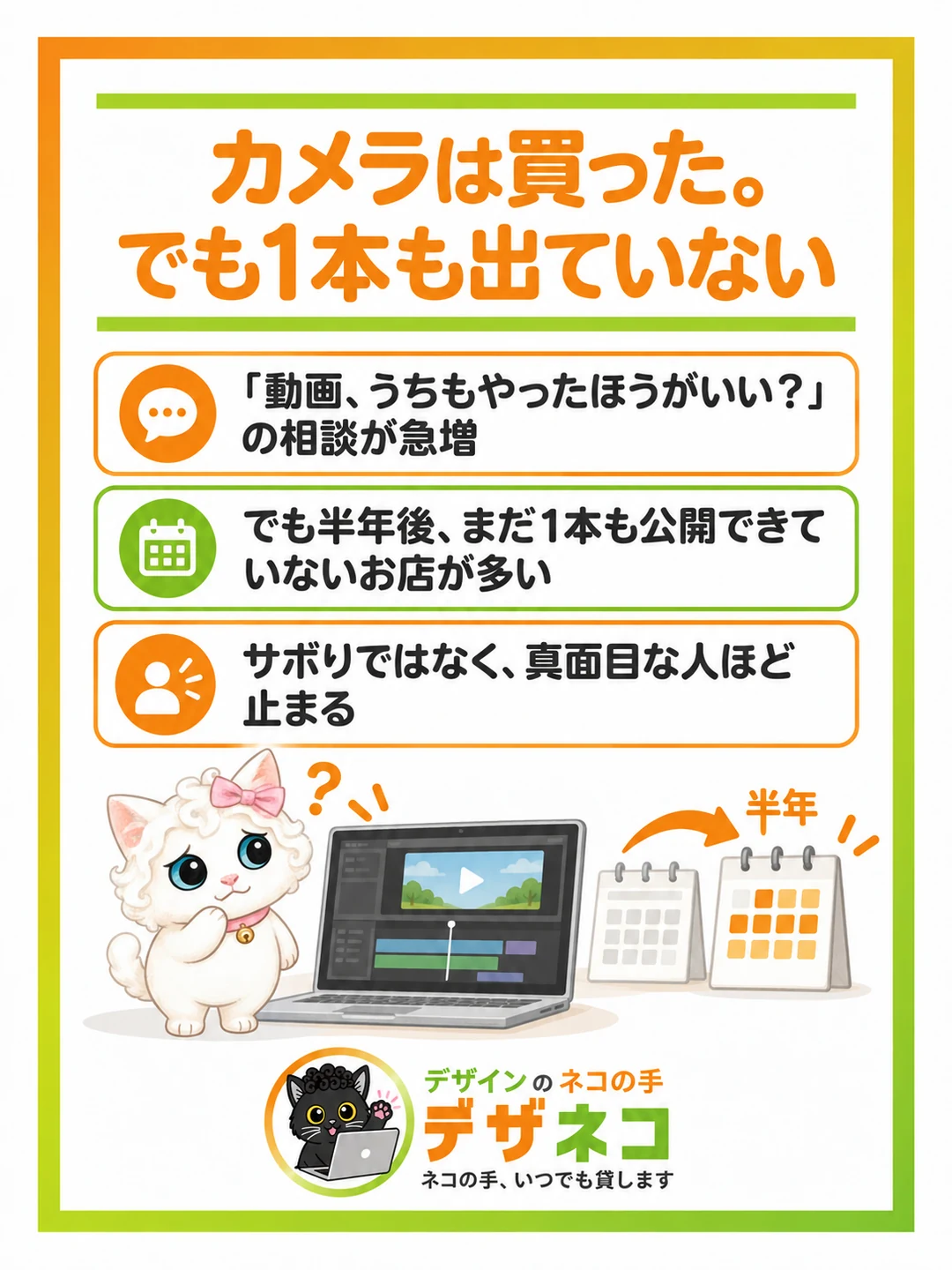 カメラは買った。でも1本も出ていない