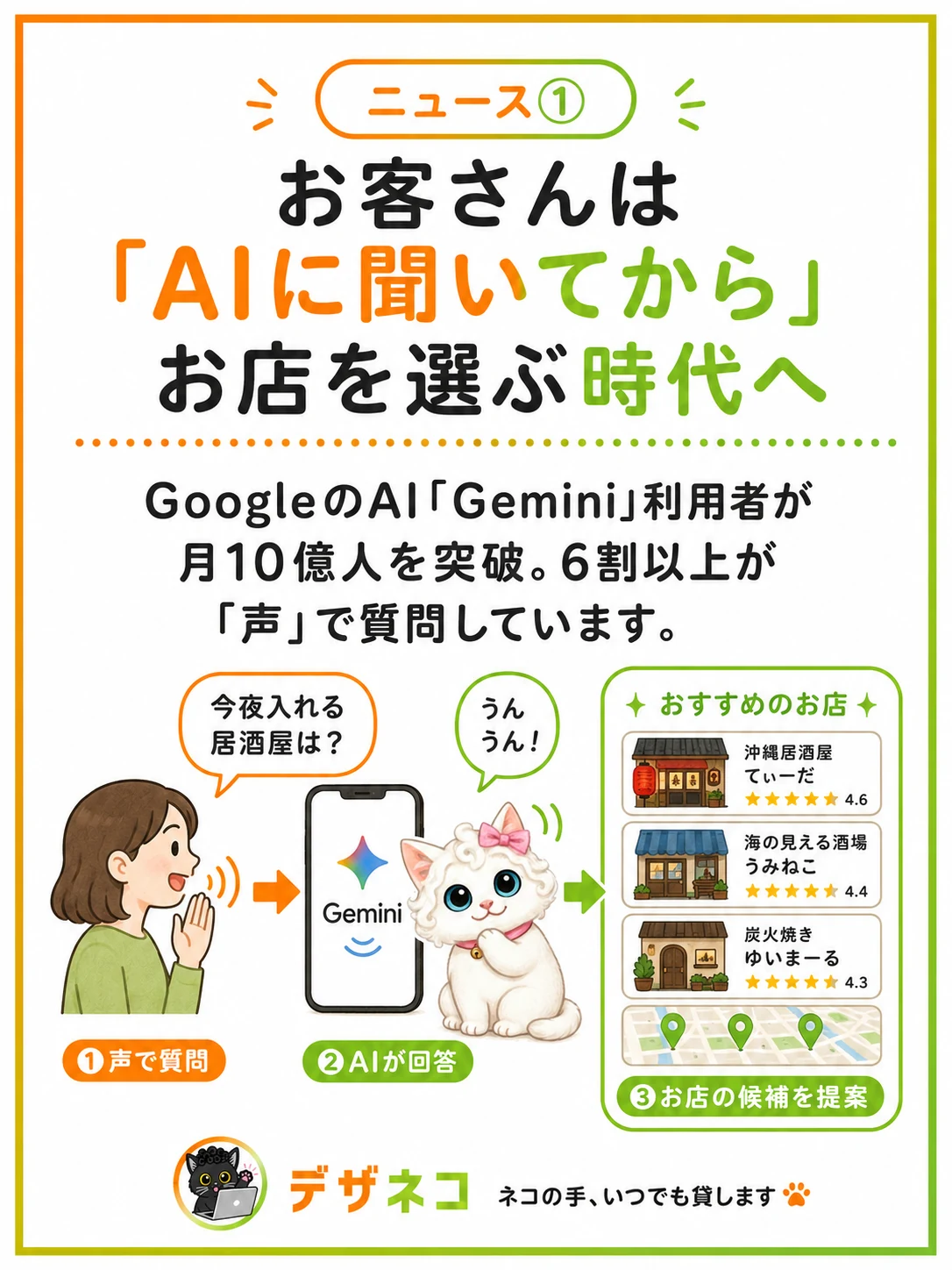お客さんは「AIに聞いてから」お店を選ぶ時代へ