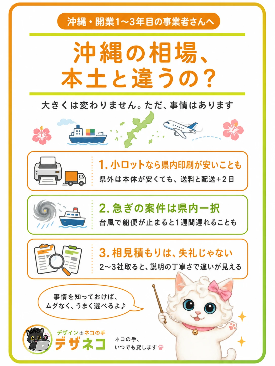沖縄の相場、本土と違うの?