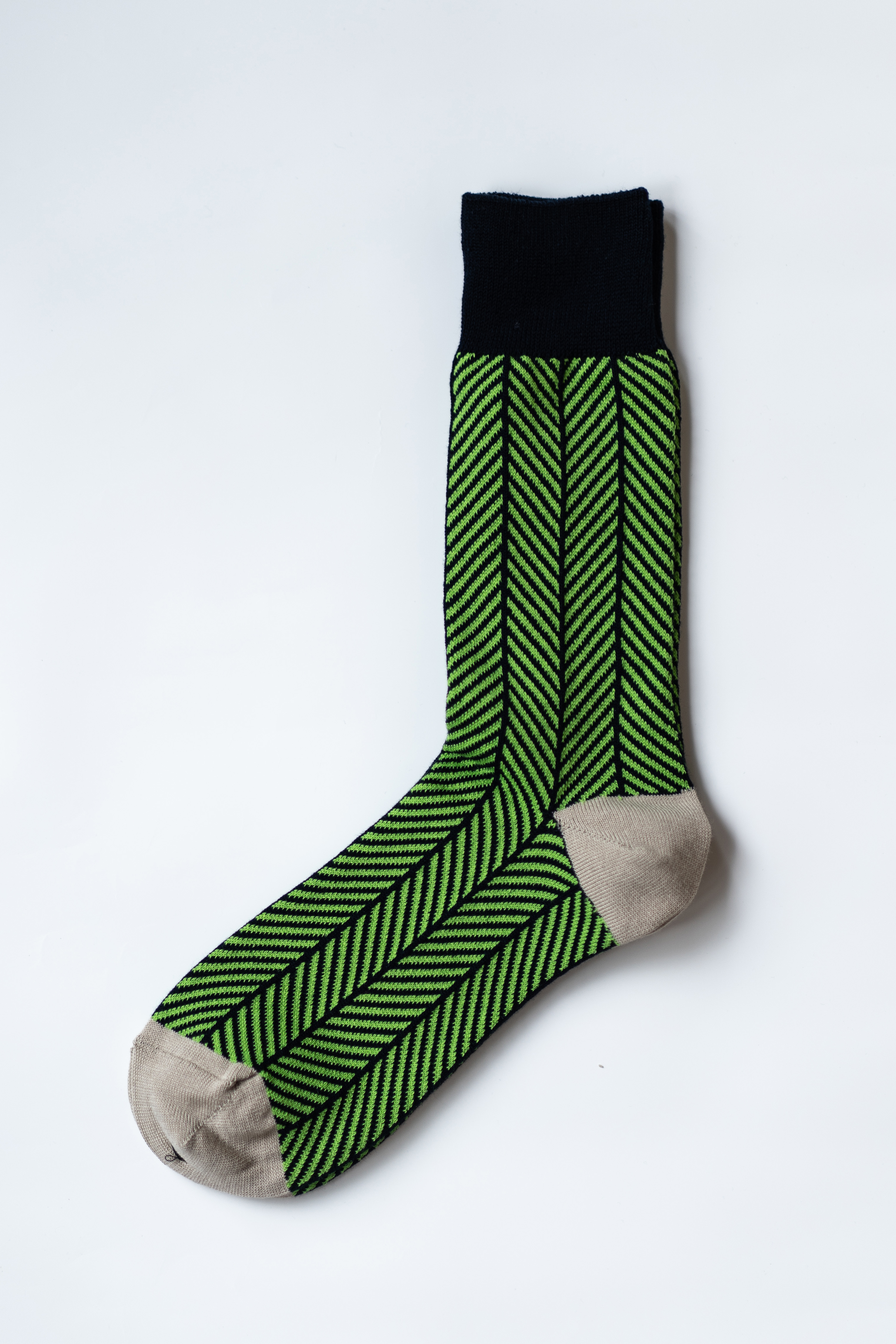 HERRING BONE SOCKS Men's ｜KNIT DESIGN にしな