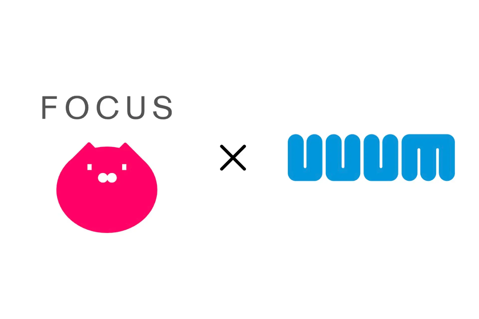 FOCUSのロゴとUUUMのロゴ